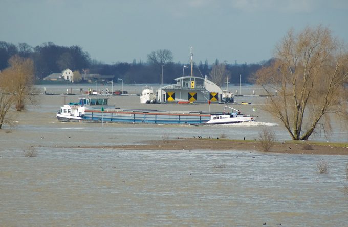 Overstroming IJssel Deventer - Foto Frans Kanters