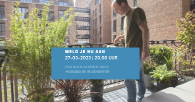 Derde Goede Gesprek over hoogbouw in Deventer