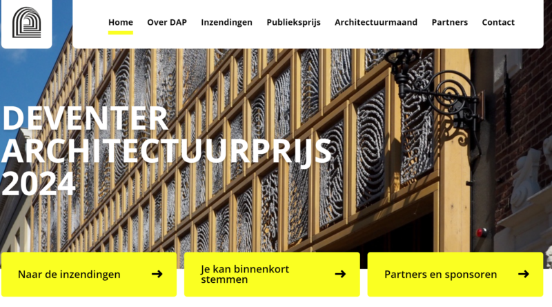 website Deventer architectuur prijs